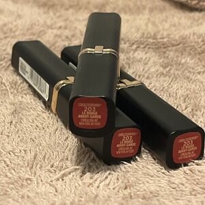 Loreal Color Riche Voluminous Matte Lipstick 203 Le Rouge Avant Garde Lot of 3